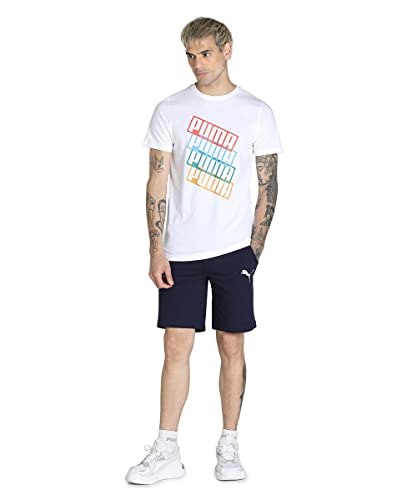Image of Puma Men Cotton Fitted T-Shirt