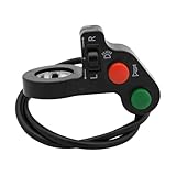 Design: Dieser Motorradlenker-Bedienschalter verfügt über ein glattes und helles Farbdesign, ein einzigartiges Erscheinungsbild und erhöht die Einzigartigkeit des Motorrads.
