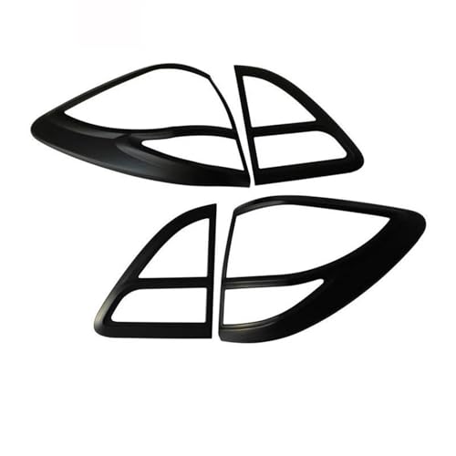 Boîtier feu arrière de rechange et couvercle ABS noir mat pour Mazda BT50 2012-2020