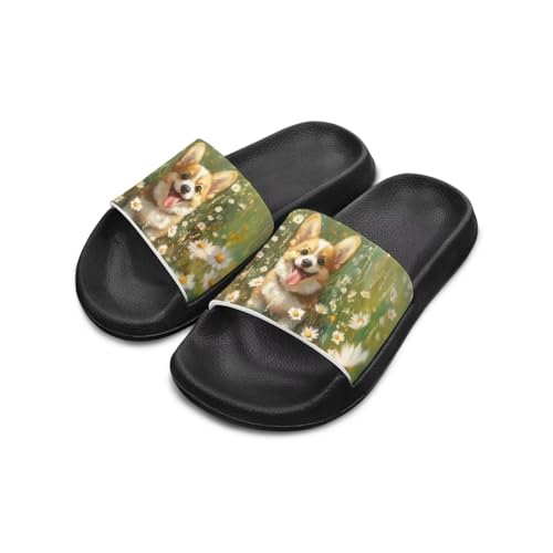 Kids Slide Sandals Waterproof Boys Slide-on Shoes Sandals for Girls