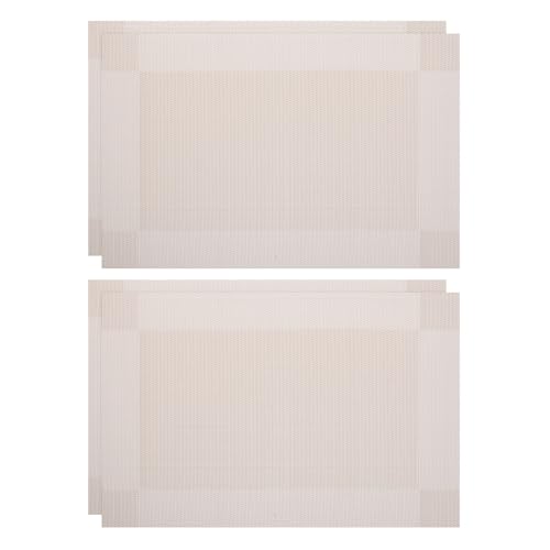 POPETPOP 4 Alfombrillas para Manicura en Color , Tapete de Escritorio para Uñas Tejido Ruso, Cojín Reposamanos Antideslizante Portátil para Mesa de Manicura, Tapete Organizador para Arte