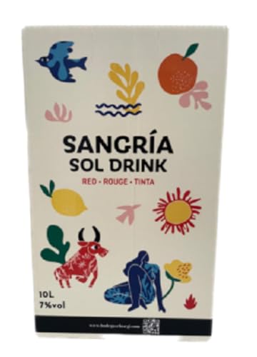 SANGRIA ELOSEGI Boisson Aromatisée à Base de Vin 7° Fontaine 10L - Offres de 1 et 2 Fontaines - Livraison Gratuite France (1)