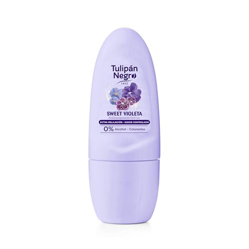 Tulipán negro Antitranspirante Roll-on Sweet Violeta 50 ml, 0%...