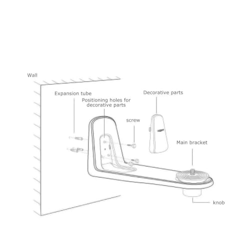 Soporte pared proyector XGIMI ajustable compatible con Dangbei Mars Pro y Xiaomi 4