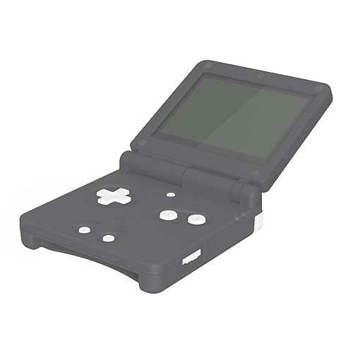 Image of eXtremeRate White Custom Full Set Buttons for Gameboy Advance SP, Replacement A B L R Button Power On Off Volume Button D-pad Key for GBA SP Console - Console NOT Included