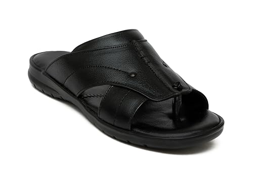 Image of Leather Casual Slip On Sandal for Men