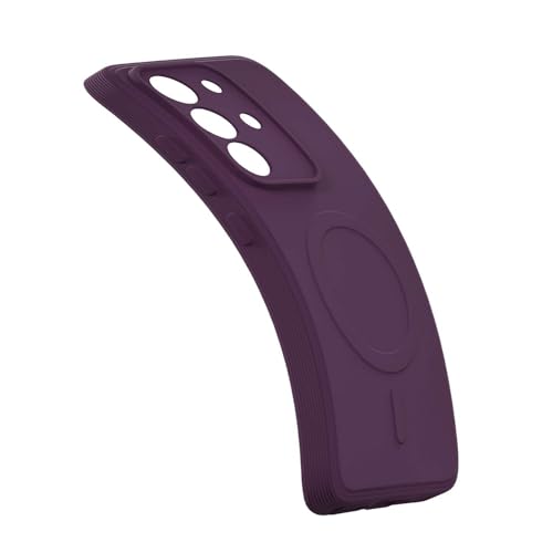 Image of Back Cover | MagFit Ring Design (Non-Magnetic) | Shockproof Case | Anti-Slip Grip | Raised Camera Edges | Slim Protective Case for Vivo T4x 5G / Y29 4G / Y31 Pro 5G / iQOO Z10x 5G (Purple)