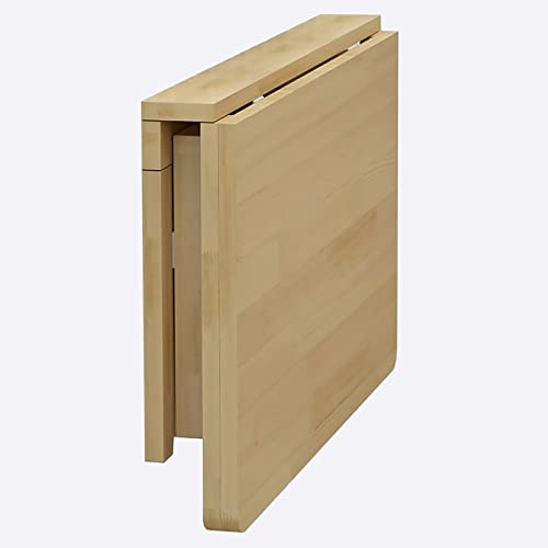Table pliante murale en bois pour gain de place et bureau rabattable
