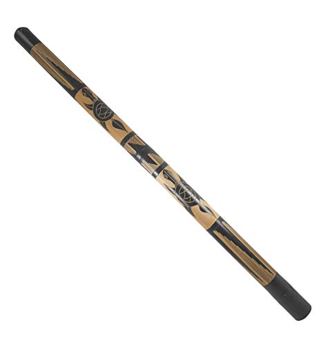 Didgeridoo en Bambou sculpté motif Tortues - 120cm