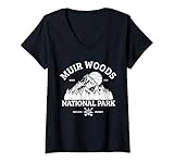 donna muir woods souvenirs parco nazionale escursionismo amante della natura maglietta con collo a v