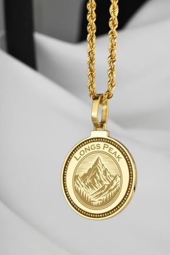 Colgante redondo Ogham de plata de ley hecho a mano, un diseño exclusivo y elegante de 28 mm 4