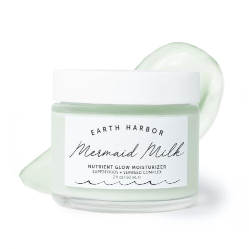 Earth Harbor | MERMAID MILK Nutrient Glow Moisturizer | Lightweight Botanical Hydration | Matcha and...