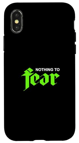 O[J[ Nothing To Fear O[OtBbN X}zP[X iPhone X/XS p