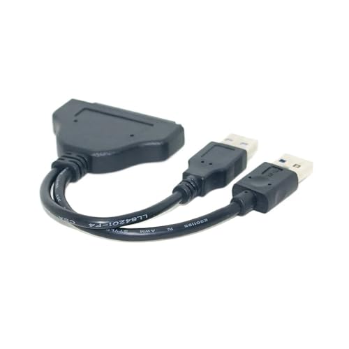 Adaptador USB 3.0 a SATA 22P para Disco Duro 2.5"