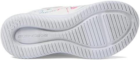 Skechers Kids Girls Jumpsters-Hydro Swirl Sneaker, White/Multi, 4 Big Kid | Image 2