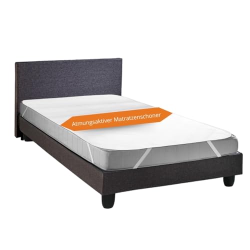 sleepling Premium Molton Matratzenschoner 120x200 cm aus 100% Baumwolle, Oeko-Tex zertifizierte Matratzenauflage, atmungsaktiv, Eckgummis, Made in Germany