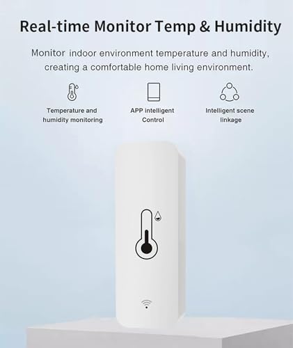 Senckit TH01-4 Wifi Humidity Temperature Monitor: Smart Hygrometer Thermometer thumb #3