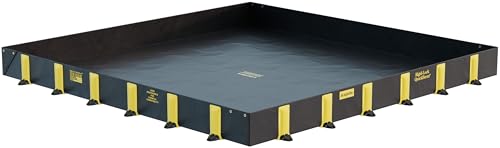 Justrite Rigid-Lock QuickBerm®, 12' x 12' x 12"