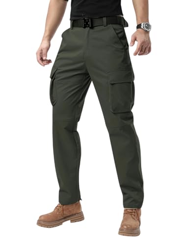 INKKR Men Cargo || Cotton Men Cargo Pants || 11-Green M-Size Cargos