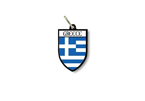 Porte cles clefs cle Drapeau Collection Ville Blason grece Grecque