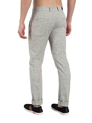 Image of Majestic Man Men's Slim Fit Mid Rise Casual Comfortable Trousers