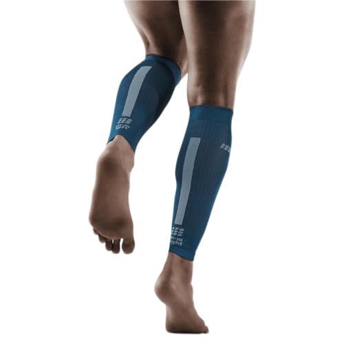 CEP The Run Calf Sleeves 3.0, Blue/Grey, Men, V2