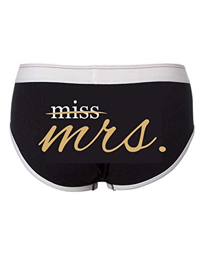 Miss to Mrs Bride Panty Bride Lingerie Bride Gift Bride to Be Gift Bachelorette Party Gift Size XL