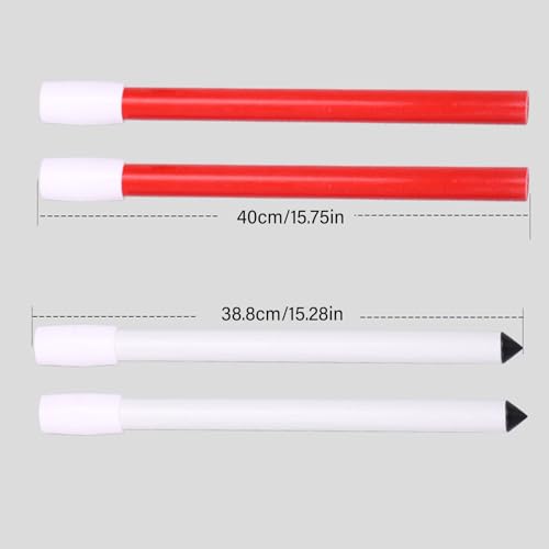 XIAOQENAN Golfs Pin Flags Hole Cup Set Golfs Putting Green Flags and Hole Cup Portable Golfs Flagstick for Yard Backyard