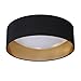 Produktbild Lindby LED Deckenlampe Coleen (Modern) in Schwarz aus Textil (1 flammig,) - Deckenleuchte Lampe Wohnzimmerleuchte