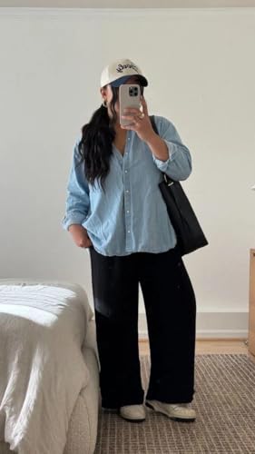 TIYOMI Plus Size Wide Leg Sweatpants for Women Drawstring Elastic Yoga Pants with Pockets XL-5XL4