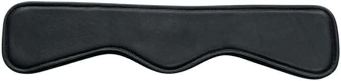 Benz Equestrian Padded Leather Horse Girth Non Elasticated Comfort Fit Memory Foam Fleece Lined Short Girth (Brown, 22 Inches)