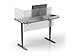 VaRoom - Desk Divider and Desk Dividers for Students. Desk Privacy Panel and Privacy Shields for Student Desks. Privacy Divider. Frosted Acrylic Clamp-on Desk Partition - 29” W x 12”H Divider