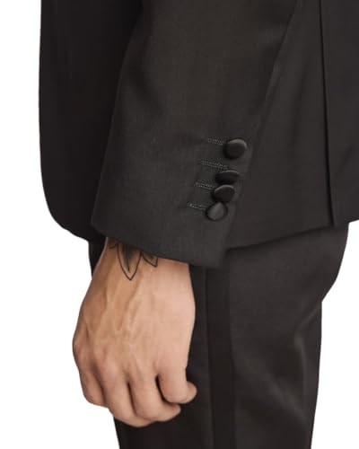 Paisley & Gray Mens Grosvenor Peak Slim Fit Tux Jacket, 36R Multi-Colored3