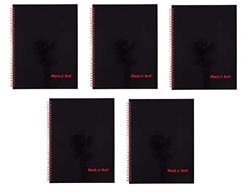Carnet de notes Grand Black n' Red pour organiser vos réunions de bureau et projets créatifs