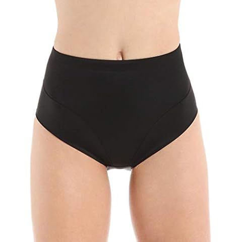Miraclesuit Womens Extra Firm Shapewear Comfort Leg Waistline Brief Wonderful Edge Control Knickers, 2804, Black, Medium Cover