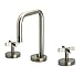 Whitehaus Collection WH83214-BN Metrohaus Bathroom Faucet, Brushed Nickel-PVD