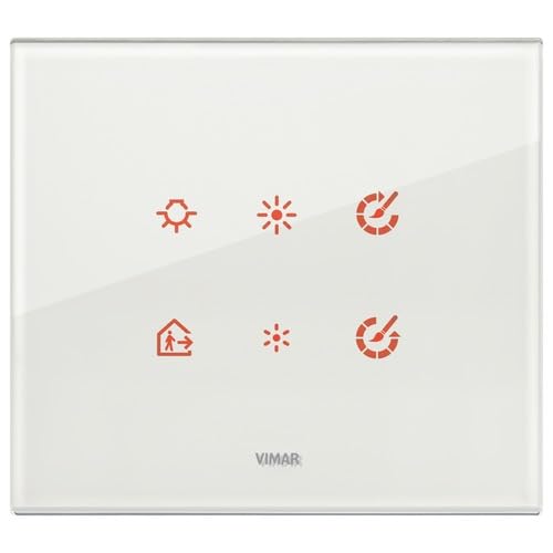  Vimar Serie Eikon Evo – Placca Touch 3 moduli vetro Eikon Evo diamante
