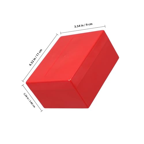 Caja plástica roja para monedas Abaodam miniatura 2
