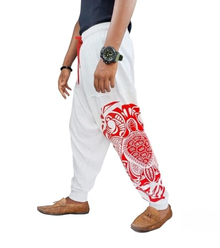 Image of Unisex Harem Pants (Trousers) for Adults (Pack of 2) Multi Colors