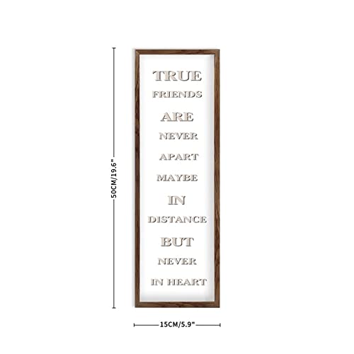 Décoration murale rustique salon plaque bois cœur 15x50 - 2