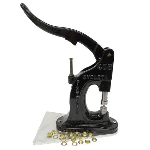 Stimpson ST405KITSPGW2 Heavy Duty Press Machine for Self-Punch Grommet and Washer - Reliable, Durable, Grommet Press Tool - Starter #2 Set (Model 405)