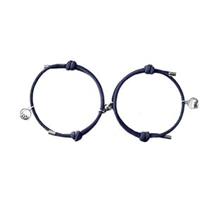 Magnetische aantrekkingskracht armbanden magnetische gesp paar armbanden verstelbare vlechttouw armband…