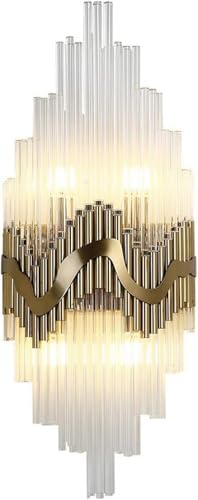 Bande cristal décorative pour cette applique murale miroir haut de gamme