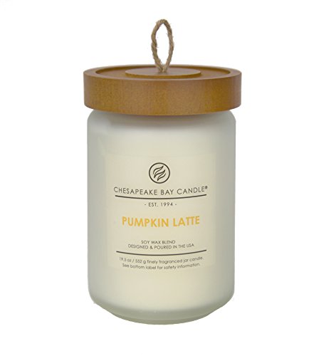 Chesapeake Bay Candle Scented Candle, Pumpkin Latte, Large Jar