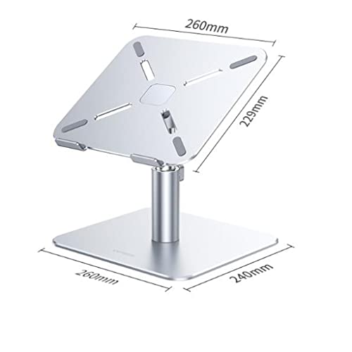 Support ordinateur portable argent : rehausseur pliable de bureau - 3