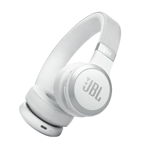JBL Live 670 NC, Cuffie On-Ear Bluetooth Wireless, Bianco
