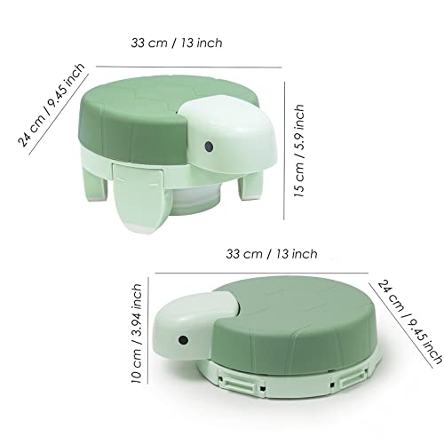 4 in-1 Potty Training Toilet, Portable Kids Travel Potty, Foldable Baby Toilet Seat with 20 Disposable Bags, for Travel Car Camping Indoor Outdoor - Image 3