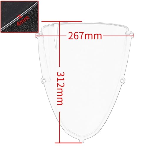 Bulle pare-brise réglable RS660 finition haute précision - 7