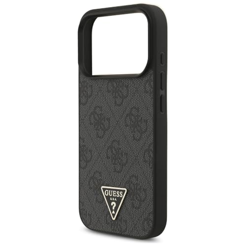 Coque iPhone 17 Pro Guess MagSafe anti-chute noire résolvant le risque de perte