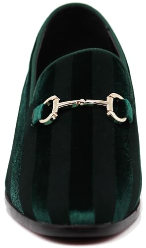 SPK21 Men's Vintage Sparkle Dress Loafers Slip On Fashion Shoes Classic Tuxedo Dress Shoes4